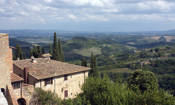 View from San Gimignano