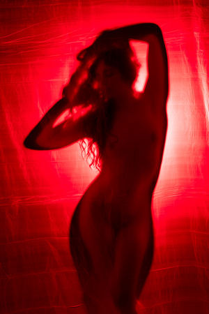 Misty Red Silhouette 2