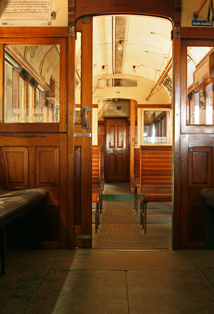 Muni Streetcar from Australia, Railway Museum, Rio Vista, CA